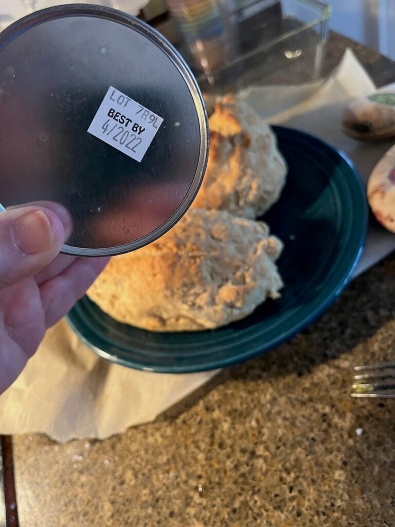 expired baking powder with old best by date